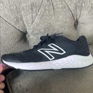 New Balance Black and White Athletic Shoes